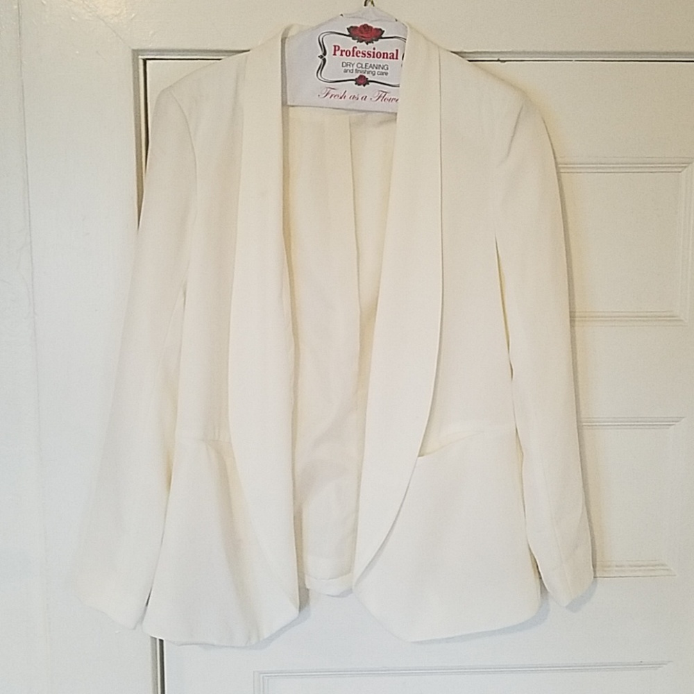 White blazer